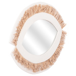 ΚΑΘΡΕΠΤΗΣ ΤΟΙΧΟΥ ΣΕΙΡΑ SANTORINI HM4529 MDF ΥΠΟΛΕΥΚΟ-ΔΙΑΚΟΣΜΗΣΗ ΣΕ ΜΠΕΖ 81x1,8x54Υεκ. - Image 2