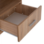 ΚΟΜΟΔΙΝΟ ΜΕ ΣΥΡΤΑΡΙ ADLER SONAMA OAK HM2431.01 45x40x48 εκ. - Image 2
