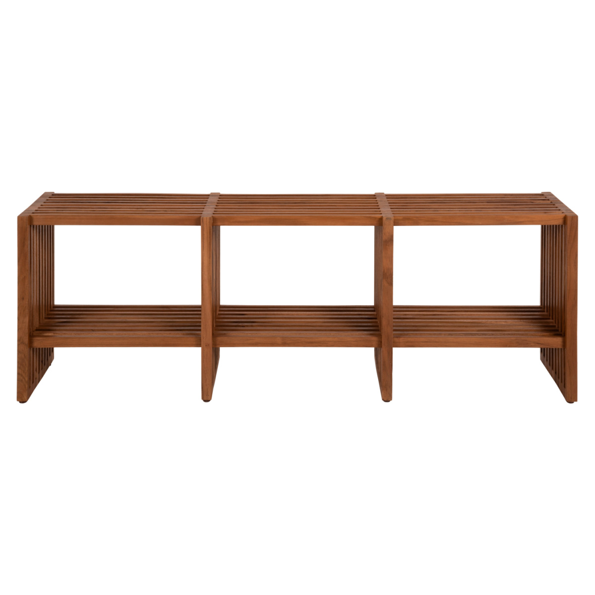 ΚΟΝΣΟΛΑ TV NYA HM9831 ΜΑΣΙΦ ΞΥΛΟ TEAK ΣΕ ΦΥΣΙΚΟ ΧΡΩΜΑ 130x29,5x46Υ εκ. - Image 2