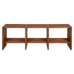 ΚΟΝΣΟΛΑ TV NYA HM9831 ΜΑΣΙΦ ΞΥΛΟ TEAK ΣΕ ΦΥΣΙΚΟ ΧΡΩΜΑ 130x29,5x46Υ εκ. - Image 2