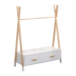 ΚΡΕΜΑΣΤΡΑ ΜΕ ΣΥΡΤΑΡΙΑ ΠΑΙΔΙΚH PASCHAL HM2491.03 ΜΕΛΑΜΙΝΗ-ΞΥΛΟ ΠΕΥΚΟΥ 80x40x130Υεκ