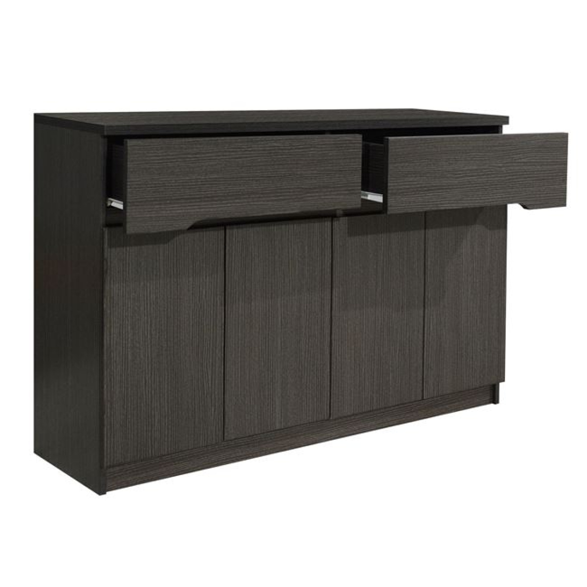 ΜΠΟΥΦΕΣ JOLENE HM2234.01 2 ΣΥΡΤΑΡΙΑ & 4 ΠΟΡΤΕΣ ZEBRANO 120X40X80εκ. - Image 2