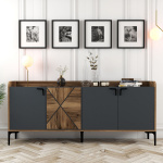 ΜΠΟΥΦΕΣ ΜΕΛΑΜΙΝΗΣ ΚΑΡΥΔΙ ΚΑΙ ΑΝΘΡΑΚΙ 180x35x78Yεκ. HM9433.01 - Image 2