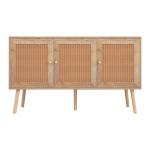 ΜΠΟΥΦΕΣ ΜΕΛΑΜΙΝΗΣ COLM- ΣΥΝΘ. RATTAN ΣΤΙΣ ΠΟΡΤΕΣ HM9220.11 120Χ39Χ70Υεκ. - Image 2