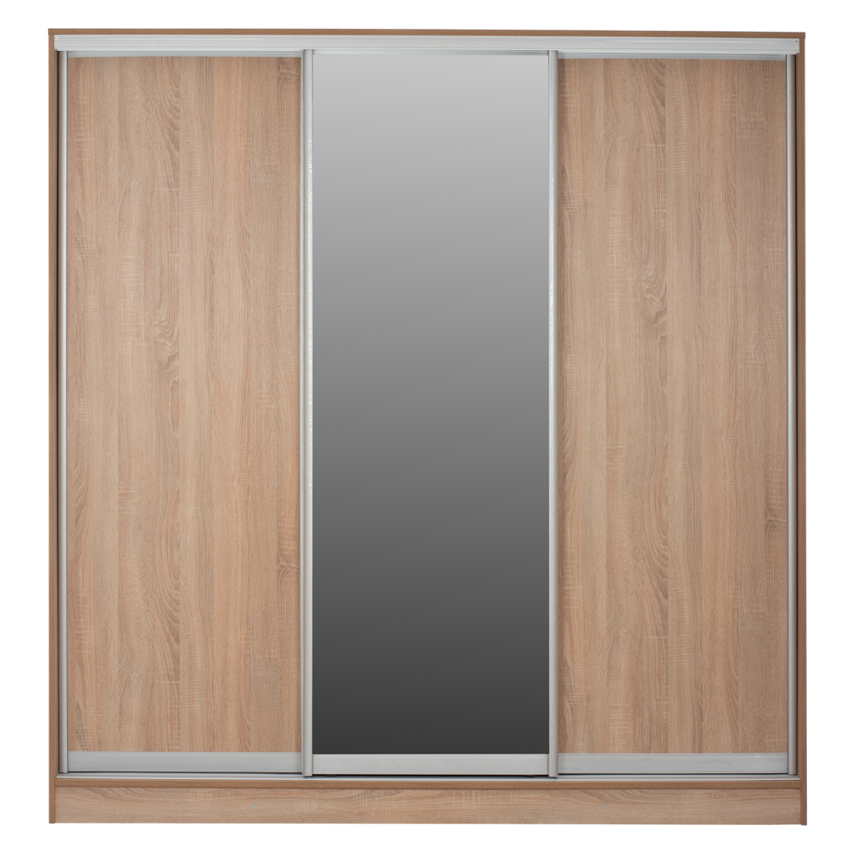 ΝΤΟΥΛΑΠΑ 3ΦΥΛΛΗ ΣΥΡΟΜΕΝΗ ΜΕ ΚΑΘΡΕΠΤΗ SONAMA OAK HM2435  200X60X210Υεκ - Image 2