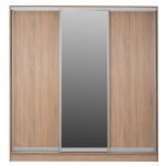 ΝΤΟΥΛΑΠΑ 3ΦΥΛΛΗ ΣΥΡΟΜΕΝΗ ΜΕ ΚΑΘΡΕΠΤΗ SONAMA OAK HM2435  200X60X210Υεκ - Image 2