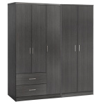 ΝΤΟΥΛΑΠΑ 5ΦΥΛΛΗ CAESAR HM21234.01 ΜΕΛΑΜΙΝΗ ΧΡΩΜΑ ZEBRANO 150x42.5x181Υεκ