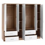 ΝΤΟΥΛΑΠΑ 6ΦΥΛΛΗ CAESAR HM21236.02 ΜΕΛΑΜΙΝΗ SONAMA & ΛΕΥΚΟ 180x42,5Χ181Υεκ. - Image 2