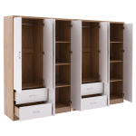 ΝΤΟΥΛΑΠΑ 8ΦΥΛΛΗ BRIANA HM21237.02 ΜΕΛΑΜΙΝΗ SONAMA & ΛΕΥΚΟ 241x42,5Χ180,5Υεκ. - Image 2