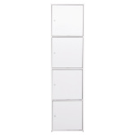 ΝΤΟΥΛΑΠΙ SORIANO HM9940.01 ΛΕΥΚΗ ΜΕΛΑΜΙΝΗ 40x39-41x157Υεκ. - Image 2