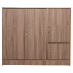ΝΤΟΥΛΑΠΙ ΜΕ 4 ΑΠΟΘ.ΧΩΡΟΥΣ MATIN HM2480.02 SONAMA OAK ΜΕΛΑΜΙΝΗ 117x39,5x99,5Υεκ - Image 2