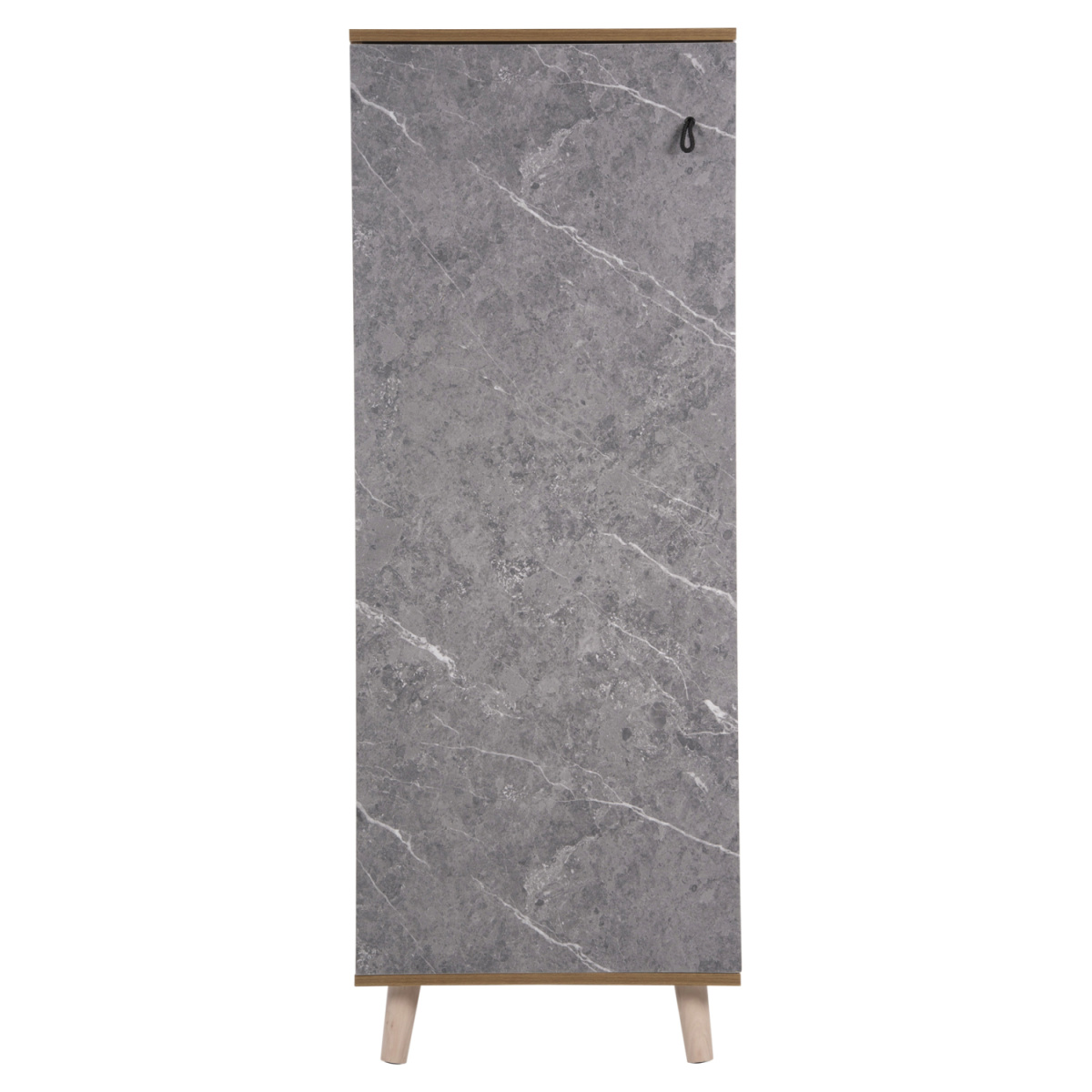 ΠΑΠΟΥΤΣΟΘΗΚΗ-ΝΤΟΥΛΑΠΙ ALVARO HM8954.12 ΜΕΛΑΜΙΝΗ SONAMA-STONE TEXTURE 50Χ38Χ135Yεκ. - Image 2