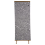 ΠΑΠΟΥΤΣΟΘΗΚΗ-ΝΤΟΥΛΑΠΙ ALVARO HM8954.12 ΜΕΛΑΜΙΝΗ SONAMA-STONE TEXTURE 50Χ38Χ135Yεκ. - Image 2