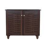 ΠΑΠΟΥΤΣΟΘΗΚΗ-ΝΤΟΥΛΑΠΙ ΞΥΛΙΝΗ CASSIOPE HM2208.01 WENGE 77Χ34Χ67.5Υεκ. - Image 2