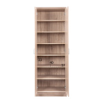 ΠΑΠΟΥΤΣΟΘΗΚΗ ΞΥΛΙΝΗ DAYANNA ΜΕ 6 ΡΑΦΙΑ 60X43X180.5εκ. SONAMA HM2379.02 - Image 2
