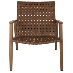 ΠΟΛΥΘΡΟΝΑ FELIPE HM5868.01 ΜΕΤΑΛΛΟ ΟΨΗ ΞΥΛΟΥ & RATTAN ΔΕΡΜΑ-LOOK 63,5x75,5x77εκ. - Image 2