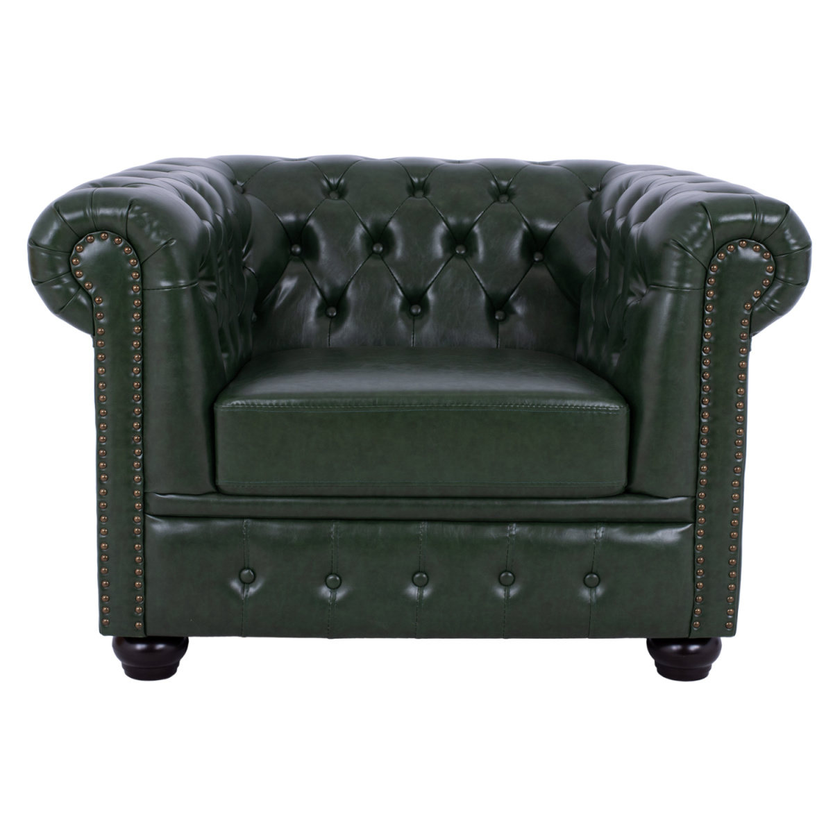 ΠΟΛΥΘΡΟΝΑ T.CHESTERFIELD POLINA HM3011.08 PU ΚΥΠΑΡΙΣΣΙ 106x87x70Y εκ. - Image 2