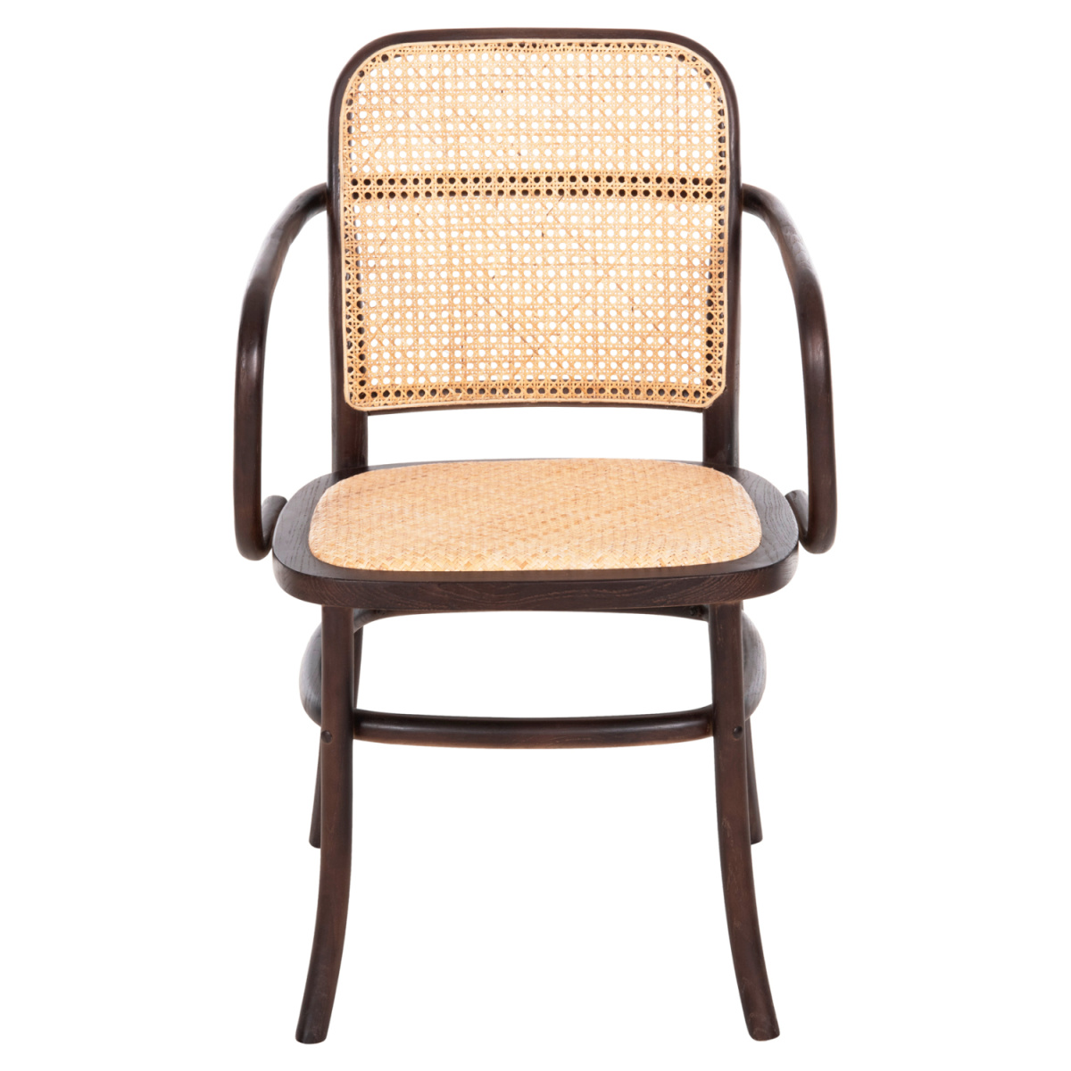 ΠΟΛΥΘΡΟΝΑ VAIANA HM8748 ΞΥΛΟ ΟΞΙΑΣ ΣΕ ΚΑΦΕ-ΠΛΕΞΗ RATTAN ΣΕ ΦΥΣΙΚΟ 55x55x90Yεκ - Image 2