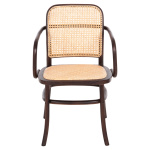 ΠΟΛΥΘΡΟΝΑ VAIANA HM8748 ΞΥΛΟ ΟΞΙΑΣ ΣΕ ΚΑΦΕ-ΠΛΕΞΗ RATTAN ΣΕ ΦΥΣΙΚΟ 55x55x90Yεκ - Image 2
