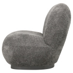 ΠΟΛΥΘΡΟΝΑ BEANY HM9591.01 ΓΚΡΙ ΜΠΟΥΚΛΕ ΥΦΑΣΜΑ 85x82x77Υ εκ. - Image 2