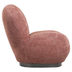 ΠΟΛΥΘΡΟΝΑ BEANY HM9591.02 ΡΟΖ ΜΠΟΥΚΛΕ ΥΦΑΣΜΑ 85x82x77Υ εκ. - Image 2
