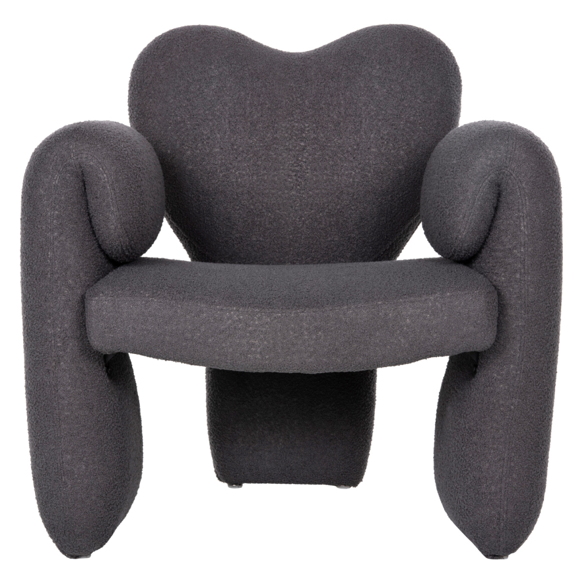 ΠΟΛΥΘΡΟΝΑ HARTT HM9777.01 ΓΚΡΙ TEDDY ΥΦΑΣΜΑ 84x74x87Yεκ. - Image 2