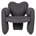ΠΟΛΥΘΡΟΝΑ HARTT HM9777.01 ΓΚΡΙ TEDDY ΥΦΑΣΜΑ 84x74x87Yεκ. - Image 2