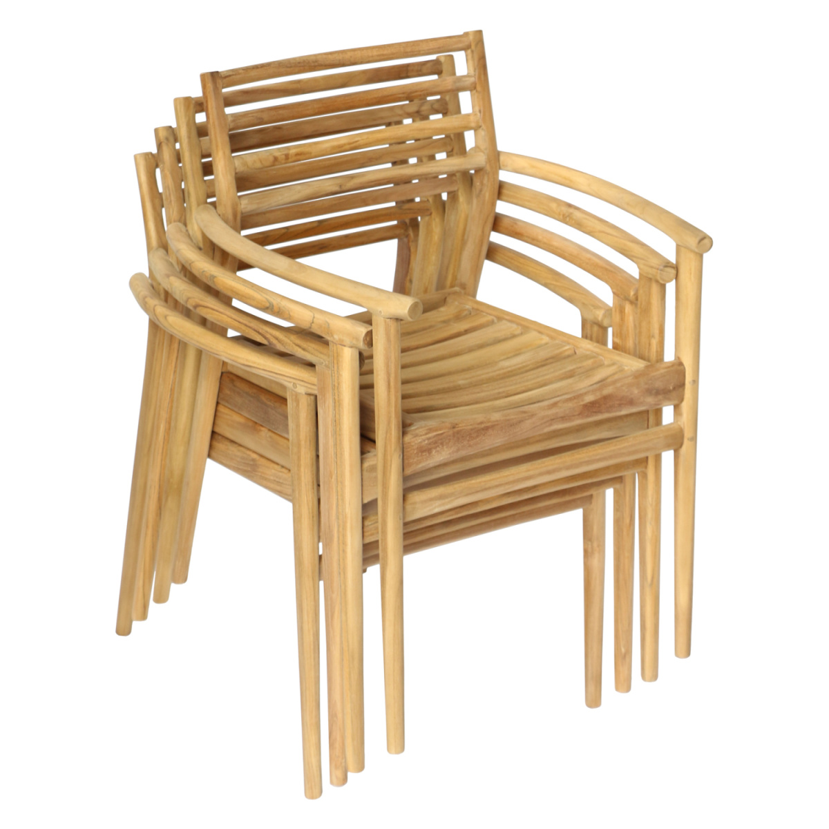 ΠΟΛΥΘΡΟΝΑ MOOSEN HM9936 ΜΑΣΙΦ ΞΥΛΟ TEAK ΣΕ ΦΥΣΙΚΟ 59x60x78,5Υ - Image 2