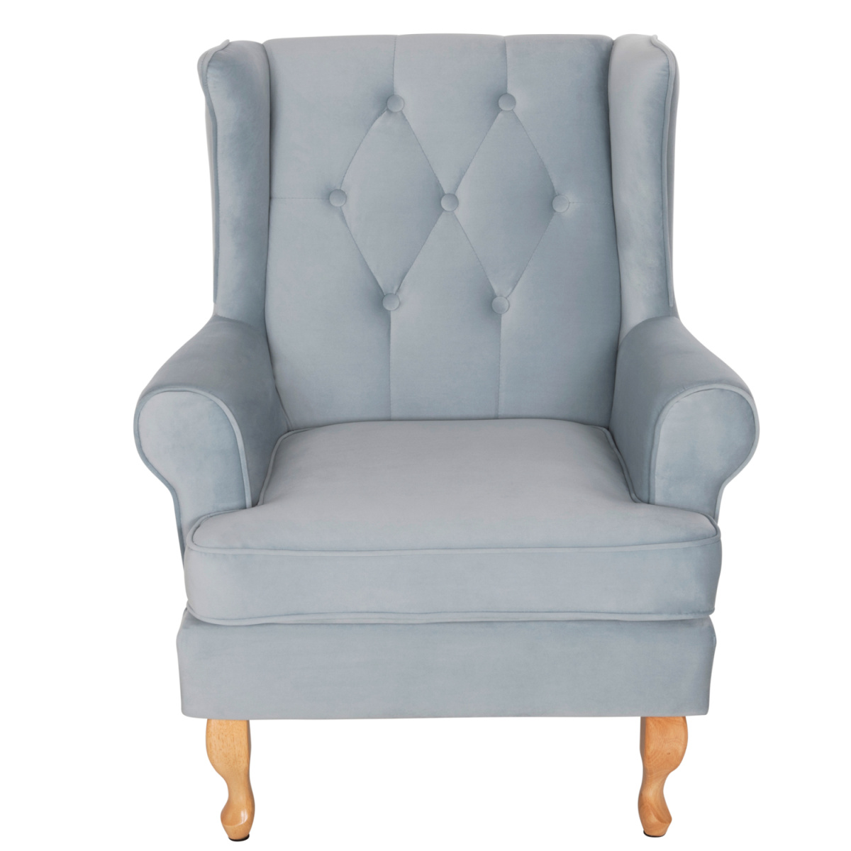 ΠΟΛΥΘΡΟΝΑ ΜΠΕΡΖΕΡΑ BRANDON HM3073.31 BABY BLUE ΒΕΛΟΥΔΟ-ΠΟΔΙΑ ΣΕ ΦΥΣΙΚΟ 82,5x80x104Υεκ - Image 2