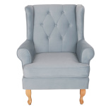 ΠΟΛΥΘΡΟΝΑ ΜΠΕΡΖΕΡΑ BRANDON HM3073.31 BABY BLUE ΒΕΛΟΥΔΟ-ΠΟΔΙΑ ΣΕ ΦΥΣΙΚΟ 82,5x80x104Υεκ - Image 2