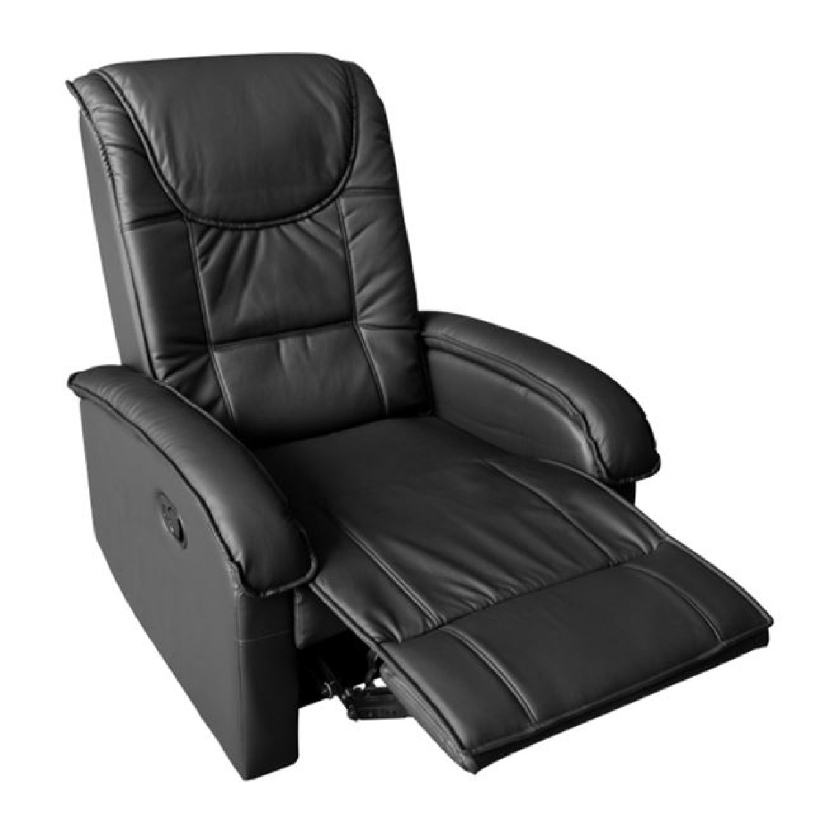ΠΟΛΥΘΡΟΝΑ RELAX ΜΕ ΜΗΧΑΝΙΣΜΟ MASSAGE ROCCA HM0026.01 PU ΜΑΥΡΟ 80x96x97 εκ. - Image 2