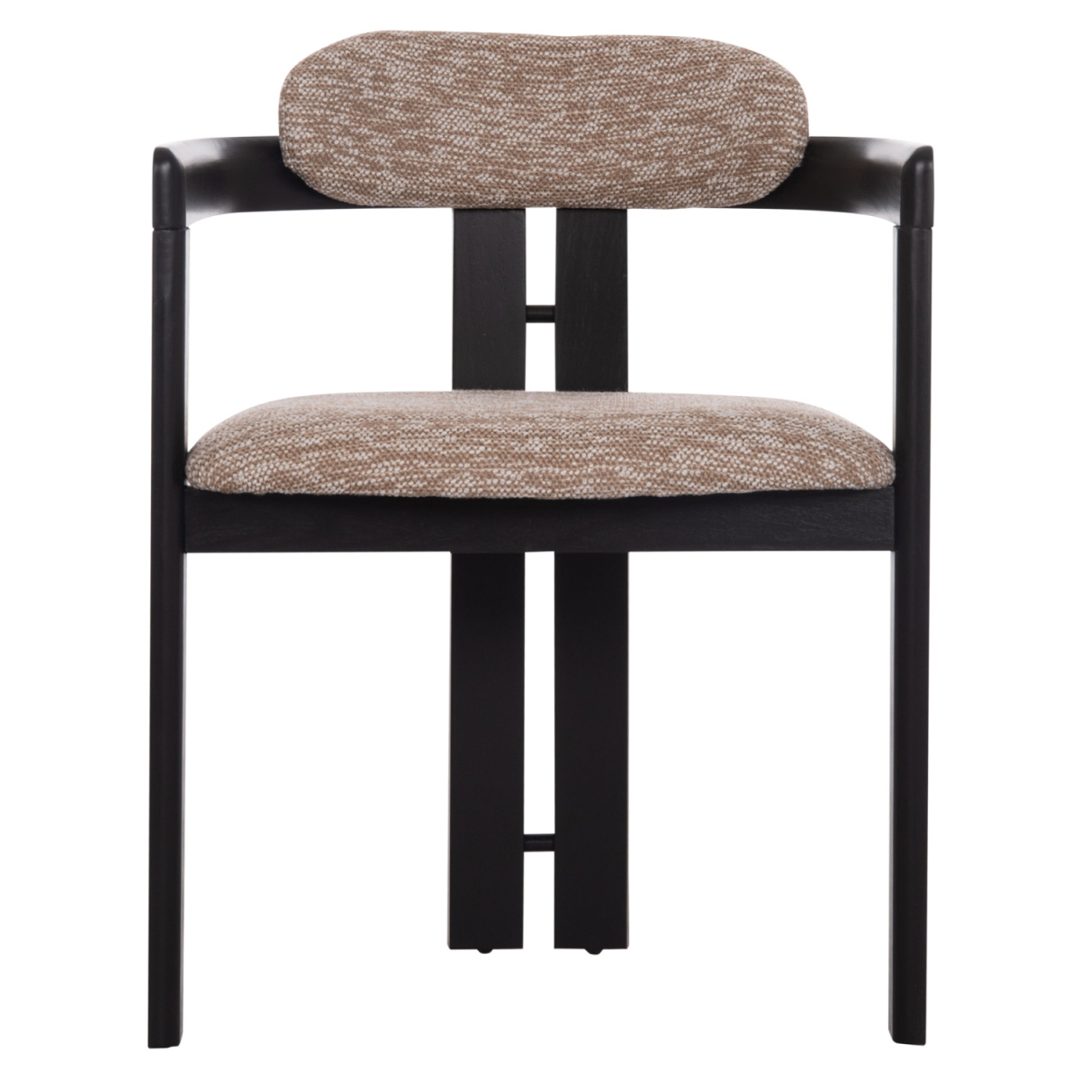 ΠΟΛΥΘΡΟΝΑ ΤΡΑΠΕΖΑΡΙΑΣ KALL HM18247.02 ΚΑΦΕ ΥΦΑΣΜΑ--PLYWOOD ΣΕ ΜΑΥΡΟ 56x45x73Υεκ - Image 2