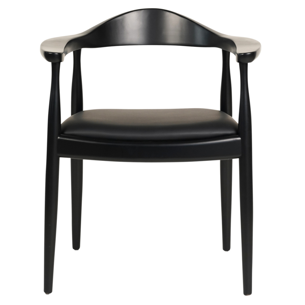ΠΟΛΥΘΡΟΝΑ ΤΡΑΠΕΖΑΡΙΑΣ ADOR HM9948.02 RUBBERWOOD ΚΑΙ PU-ΜΑΥΡΟ 62x54x76,5Υεκ - Image 2