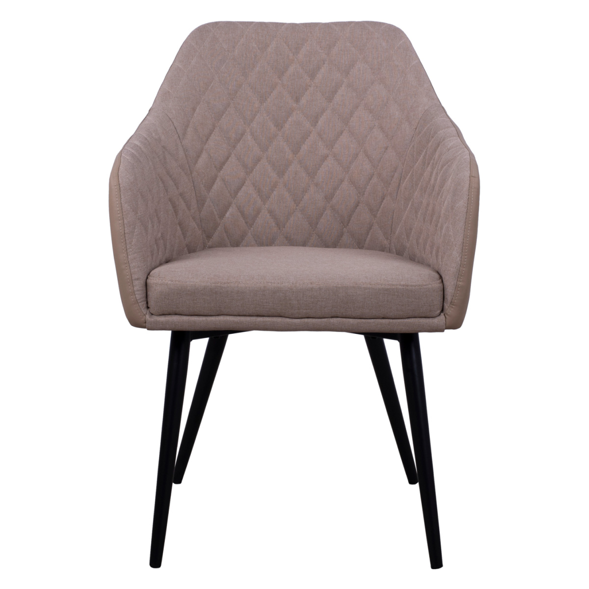 ΠΟΛΥΘΡΟΝΑΚΙ CHARLES HM8522.07 ΜΕ ΥΦΑΣΜΑ ΜΠΕΖ & PU ΜΠΕΖ 57x63x83Υ εκ. - Image 2