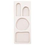 ΡΑΦΙΕΡΑ ΤΟΙΧΟΥ ΣΕΙΡΑ SANTORINI HM18069 MDF ΣΕ ΥΠΟΛΕΥΚΟ ΧΡΩΜΑ 47,5x18x120Υεκ. - Image 2