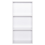 ΡΑΦΙΕΡΑ ΤΟΙΧΟΥ CUBICON HM9941.01 ΛΕΥΚΗ ΜΕΛΑΜΙΝΗ 38,5x23,5x80Υεκ. - Image 2
