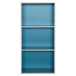 ΡΑΦΙΕΡΑ ΤΟΙΧΟΥ CUBICON HM9941.05 ΜΠΛΕ-ΛΕΥΚΗ ΜΕΛΑΜΙΝΗ 38,5x23,5x80Υεκ. - Image 2