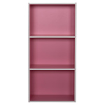 ΡΑΦΙΕΡΑ ΤΟΙΧΟΥ CUBICON HM9941.06 ΡΟΖ-ΛΕΥΚΗ ΜΕΛΑΜΙΝΗ 38,5x23,5x80Υεκ. - Image 2