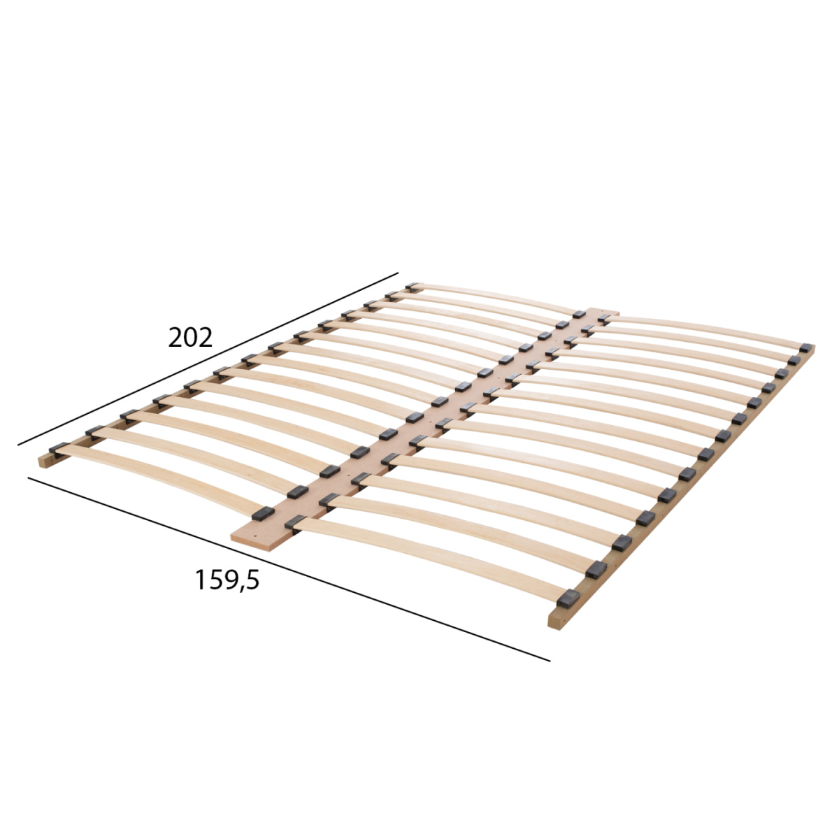 ΣΕΤ ΚΡΕΒΑΤΟΚΑΜΑΡΑΣ 6ΤΜΧ ADLER HM11759 ΜΕΛΑΜΙΝΗ SONAMA OAK-ΓΙΑ ΣΤΡΩΜΑ 160x200εκ - Image 2