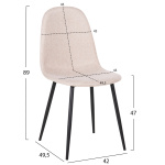 ΣΕΤ ΤΡΑΠΕΖΑΡΙΑΣ 5ΤΜΧ RAVEN HM21068.01 ΚΕΡΑΜΙΚΟ TOP ΛΕΥΚΟ ΜΑΡΜΑΡΟ--ΜΠΕΖ ΥΦΑΣΜΑ - Image 2