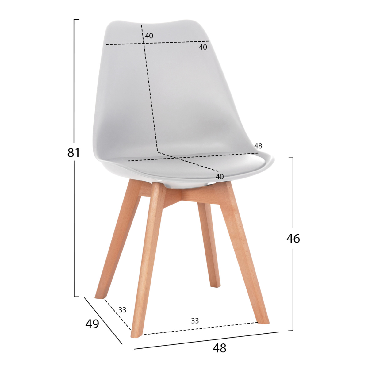 ΣΕΤ ΤΡΑΠΕΖΑΡΙΑΣ 5ΤΜΧ VEGAS HM21184 MDF TOP ΣΕ ΛΕΥΚΟ--ΠΟΔΙΑ ΟΞΙΑΣ - Image 2