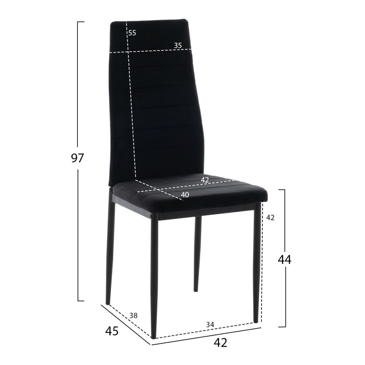 ΣΕΤ ΤΡΑΠΕΖΑΡΙΑΣ 5ΤΜΧ RAVEN HM21224.02 ΚΕΡΑΜΙΚΟ TOP ΜΑΥΡΟ ΜΑΡΜΑΡΟ--ΒΕΛΟΥΔΟ ΜΑΥΡΟ - Image 2