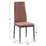 ΣΕΤ ΤΡΑΠΕΖΑΡΙΑΣ 5ΤΜΧ RAVEN HM21264.02 ΚΕΡΑΜΙΚΟ TOP ΜΑΥΡΟ ΜΑΡΜΑΡΟ--ΒΕΛΟΥΔΟ ΣΑΠΙΟ ΜΗΛΟ - Image 2
