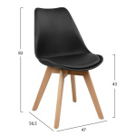 ΣΕΤ ΤΡΑΠΕΖΑΡΙΑΣ 5ΤΜΧ HM10350.01 ΤΡΑΠΕΖΙ 120x70x76,5 cm & ΚΑΡΕΚΛΕΣ VEGAS - Image 2