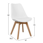 ΣΕΤ ΤΡΑΠΕΖΑΡΙΑΣ 5ΤΜΧ HM10350.02 ΤΡΑΠΕΖΙ 120x70x76,5 cm & ΚΑΡΕΚΛΕΣ VEGAS - Image 2