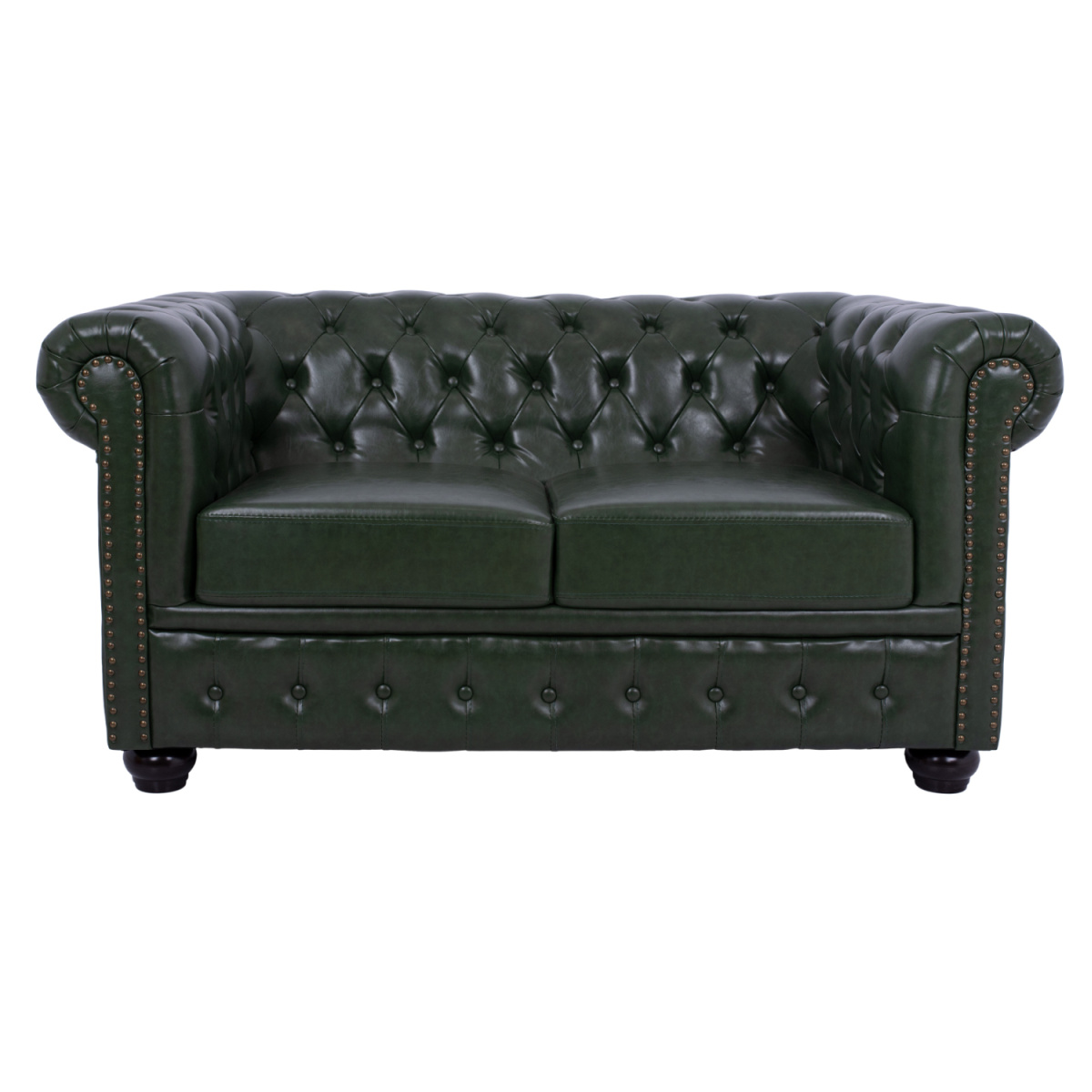 ΚΑΝΑΠΕΣ 2ΘΕΣΙΟΣ T.CHESTERFIELD HM3010.08 ΤΕΧΝΟΔΕΡΜΑ ΚΥΠΑΡΙΣΣΙ 150x90x72 εκ. - Image 2