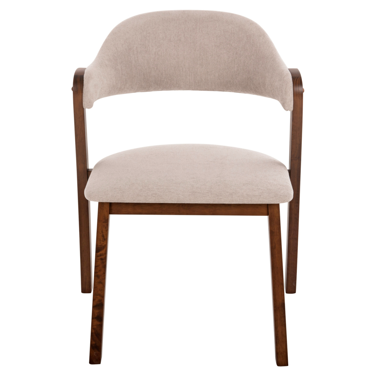 ΚΑΡΕΚΛΑ RIDER HM9734.02 RUBBERWOOD ΣΕ ΚΑΡΥΔΙ-ΥΦΑΣΜΑ ΕΚΡΟΥ 59x59x83Yεκ. - Image 2