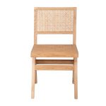 ΚΑΡΕΚΛΑ FREDRIK HM9873 ΞΥΛΟ ΦΡΑΞΙΝΟΥ ΚΑΙ RATTAN ΣΕ ΦΥΣΙΚΟ ΧΡΩΜΑ 45x55,5x83Yεκ. - Image 2