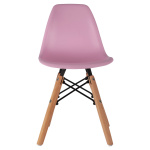 ΚΑΡΕΚΛΑ TWIST KID ΤΜΧ.HM8453.05 ΞΥΛΙΝΑ ΠΟΔΙΑ & ΚΑΘΙΣΜΑ ΡΟΖ PP 30,5Χ33Χ59 ΕΚ - Image 2