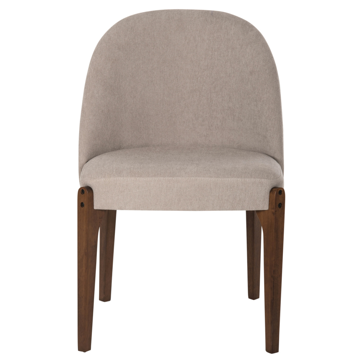 ΚΑΡΕΚΛΑ ΤΡΑΠΕΖΑΡΙΑΣ RAMMER HM9744.02 RUBBERWOOD ΣΕ ΚΑΡΥΔΙ-ΕΚΡΟΥ ΥΦΑΣΜΑ 57x55x86Υεκ. - Image 2